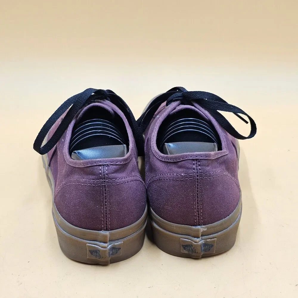 Vans Authentic Catawba Grape Maroon Purple Canvas Gum Sole Shoes Men's Size 11